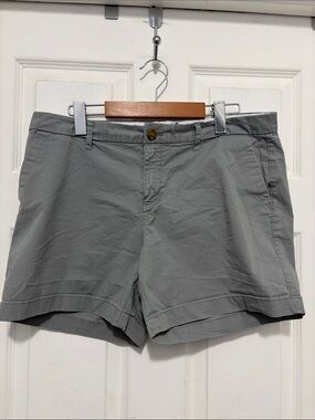 Old Navy Classic Grey Cotton-Blend Shorts